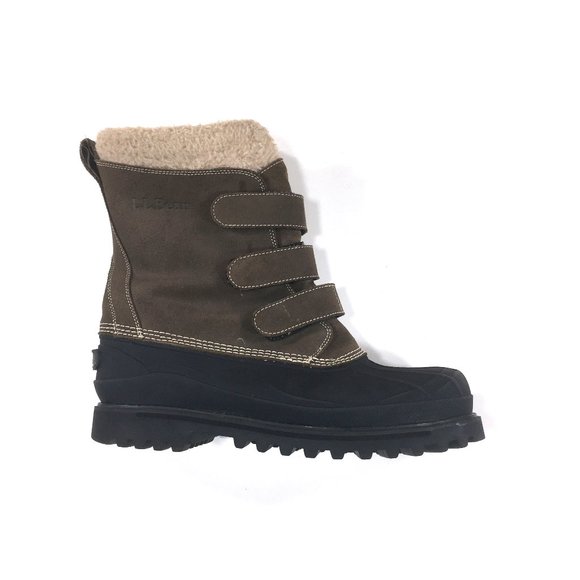 L.L. Bean Shoes Ll Bean Winter Snow Boots Mens Size 3 Brown Suede